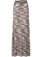 Missoni Knitted Patterned Skirt - Grey