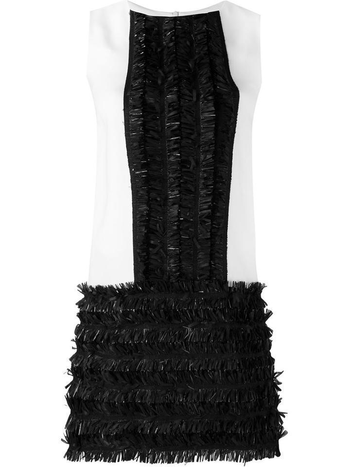 Gianluca Capannolo Tinsel Effect Panelled Dress