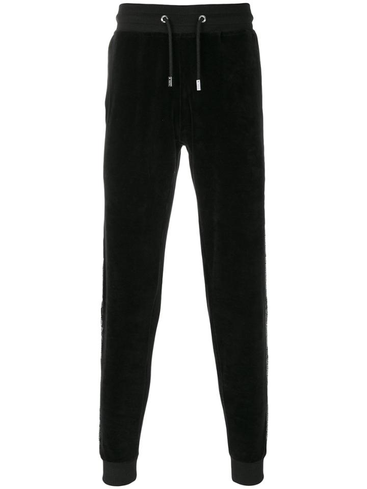 Blood Brother Velvet Track Pants - Black