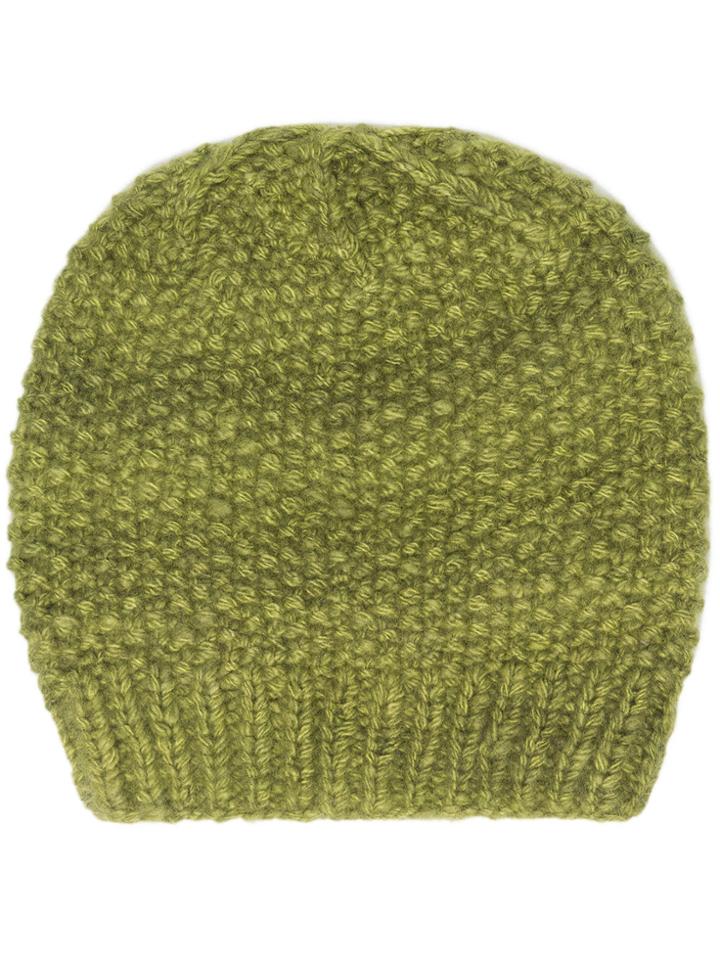 The Elder Statesman Cashmere Beanie - Green