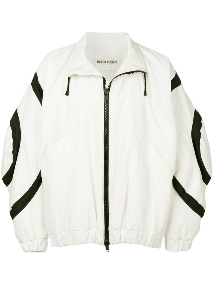 Henrik Vibskov Diagram Bomber Jacket - White