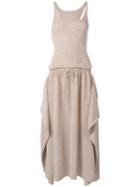 Stella Mccartney Midi Skirt Dress, Women's, Size: 40, Pink/purple, Polyamide/viscose