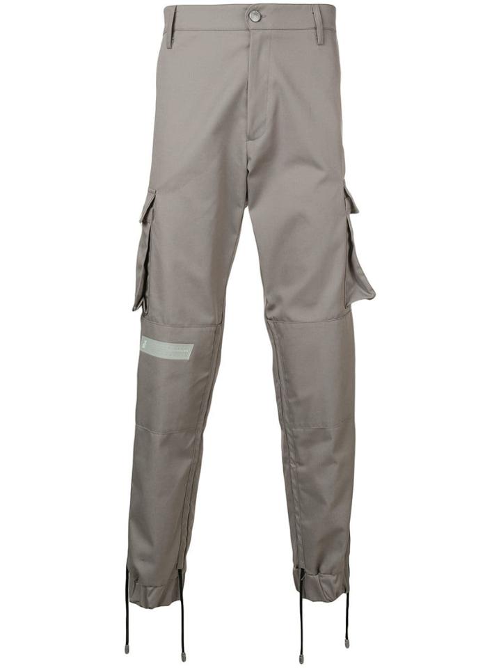 Gcds Structured Cargo Trousers - Grey