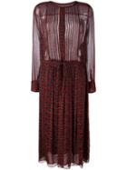 Isabel Marant Étoile 'baphir' Dress, Women's, Size: 40, Pink/purple, Silk/viscose