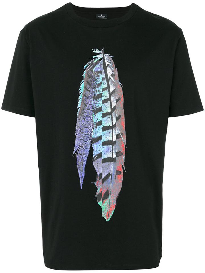 Marcelo Burlon County Of Milan - Genek T-shirt - Men - Cotton/polyester - L, Black, Cotton/polyester