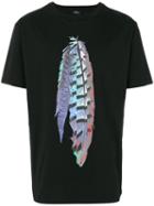 Marcelo Burlon County Of Milan - Genek T-shirt - Men - Cotton/polyester - L, Black, Cotton/polyester