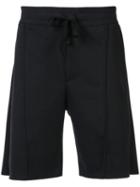 Osklen - Drawstring Track Shorts - Men - Cotton/polyester - M, Black, Cotton/polyester