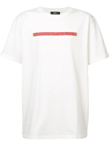 Yang Li God Damn The Sun T-shirt - White