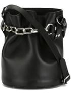 Alexander Wang 'alpha' Chain Bucket Crossbody Bag, Women's, Black, Leather