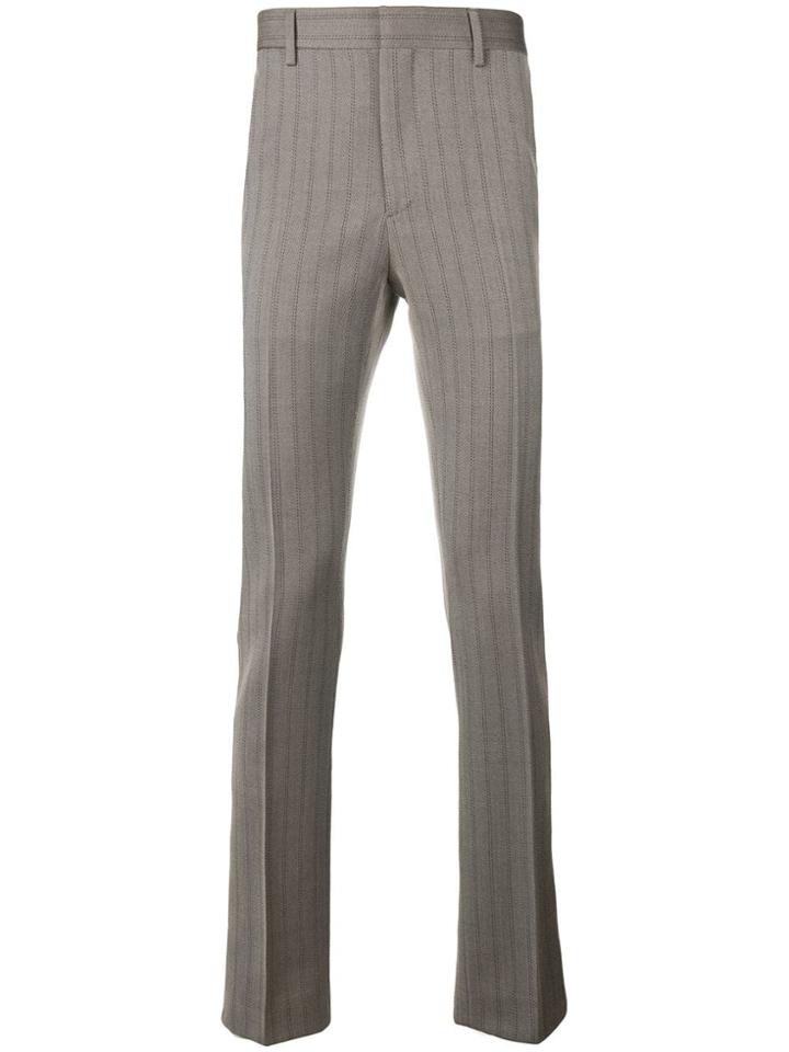 Calvin Klein 205w39nyc Striped Straight Leg Trousers - Brown