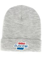 Buscemi Logo Patch Beanie - Grey