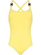 1017 Alyx 9sm Racerback Buckle Strap Swim Suit - Yellow