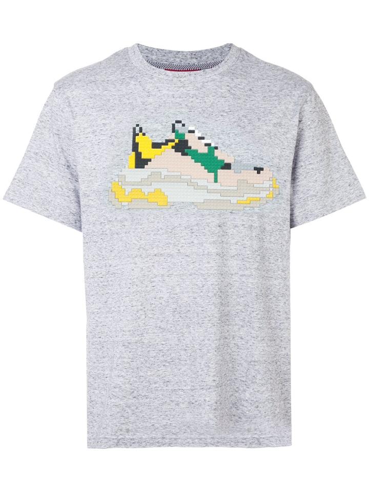 Mostly Heard Rarely Seen 8-bit Dadcore Print T-shirt - Grey