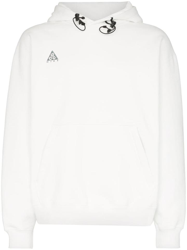 Nike Nrg Acg Drawstring Hoodie - White