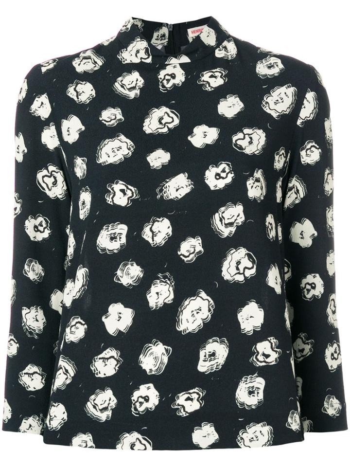 Henrik Vibskov Painted Bloom Shirt - Black