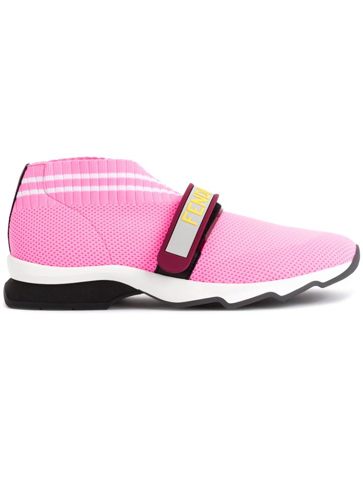 Fendi Rockoko Sneakers - Pink & Purple