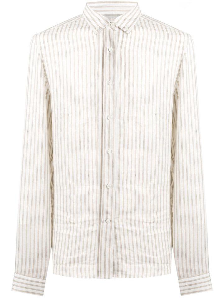 Brunello Cucinelli Striped Pattern Shirt - White