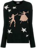 Etro Star Print Sweater - Black