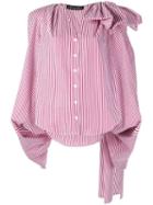 Y/project Oversized Fit Blouse - Red