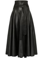 Anouki Flared Midi Skirt - Black