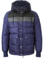 Moncler 'wilms' Padded Jacket, Men's, Size: 4, Blue, Feather Down/polyamide/wool
