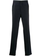 Golden Goose Pinstripe Tailored Trousers - Blue