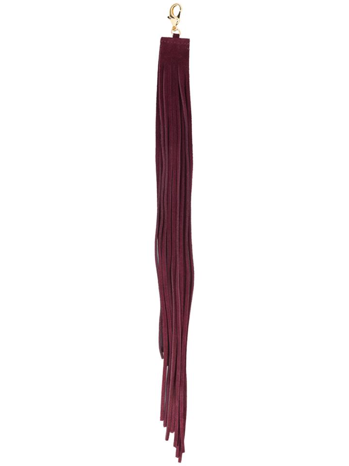 Dvf Diane Von Furstenberg Scaffolding Fringe Charm - Red