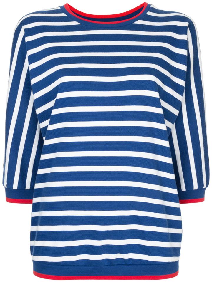 The Upside Striped Sweatshirt - Blue