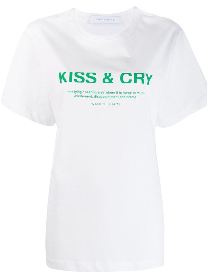 Walk Of Shame Kiss & Cry T-shirt - White