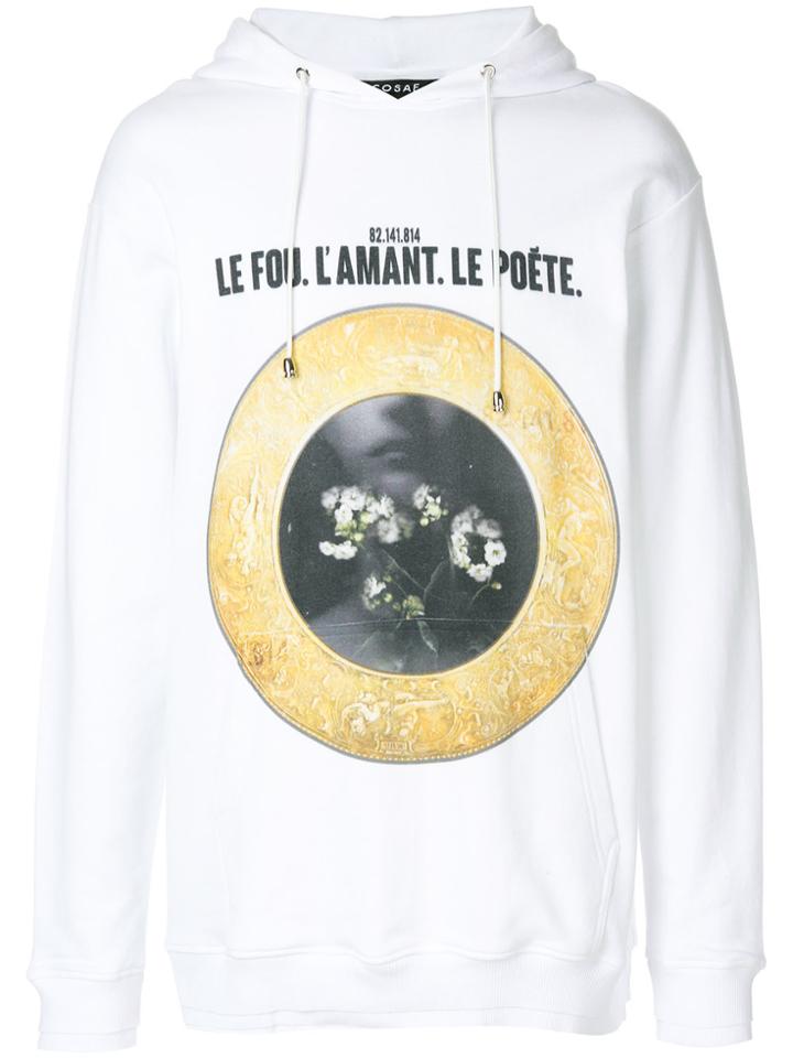 Icosae Printed Hoodie - White