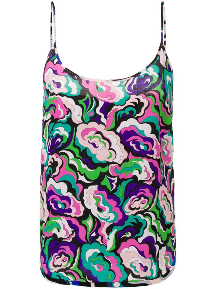 Emilio Pucci Abstract Floral Cami - Multicolour