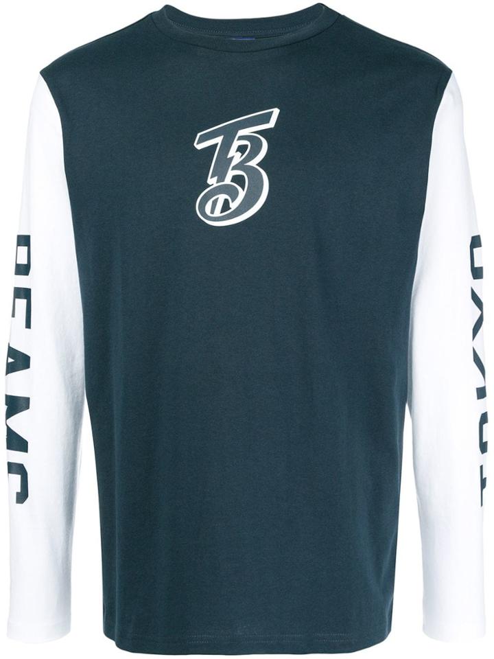 Champion Logo Crewneck Jersey Top - Blue