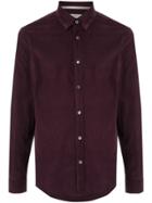 Gieves & Hawkes Colour Block Shirt - Purple