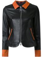 Loveless Leather Zip Jacket, Women's, Size: 34, Black, Lamb Skin