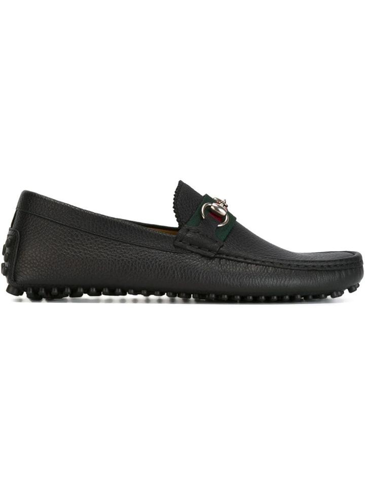 Gucci Horsebit Driving Shoes - Black