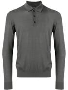 Giorgio Armani Classic Polo Shirt - Grey