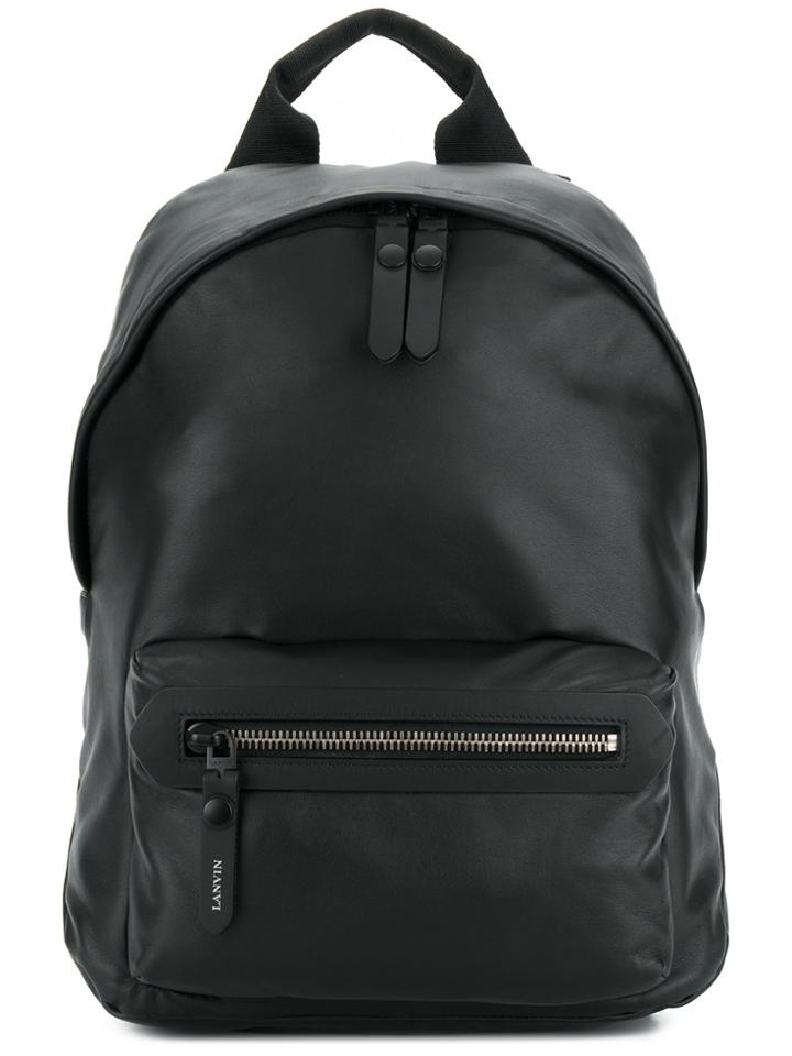 Lanvin Leather Backpack - Black