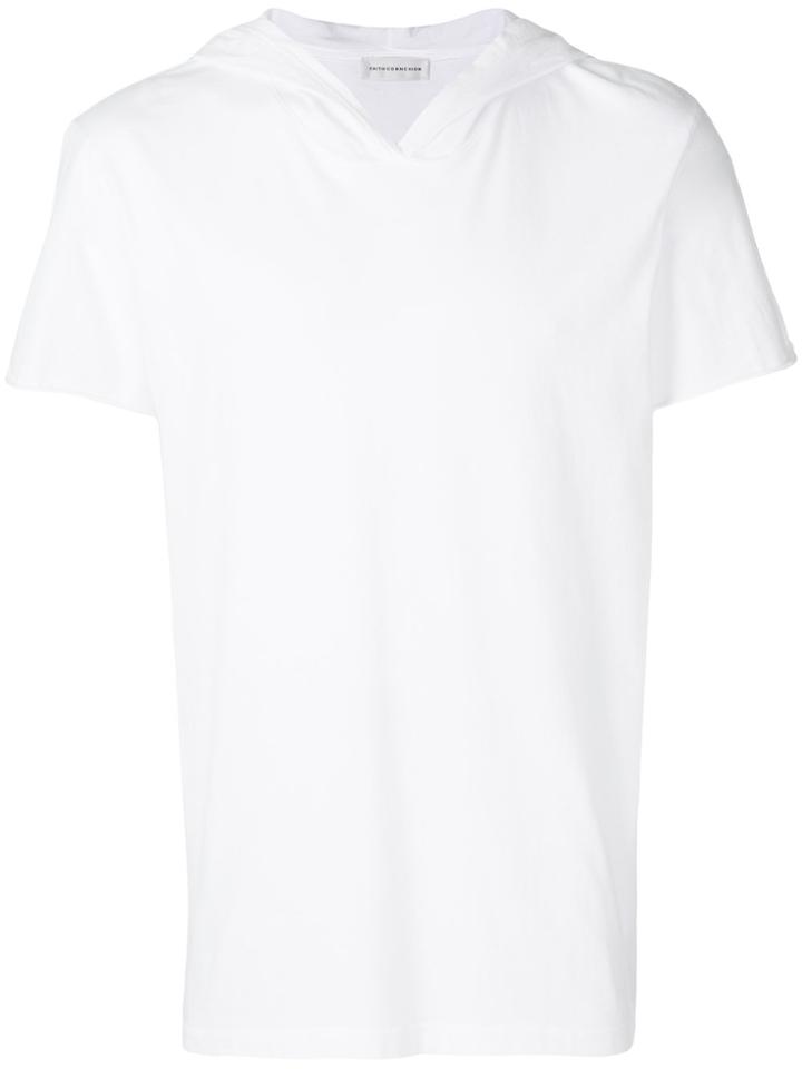 Faith Connexion Hooded Short-sleeve T-shirt - White