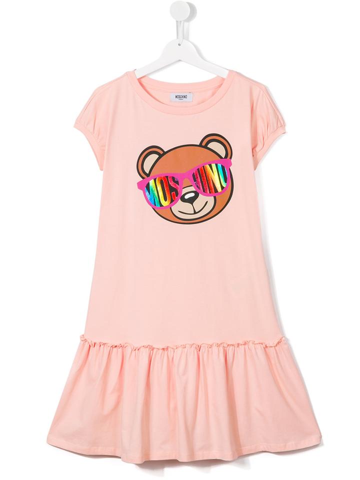 Moschino Kids Sunglasses Bear Dress, Girl's, Size: 14 Yrs, Pink/purple