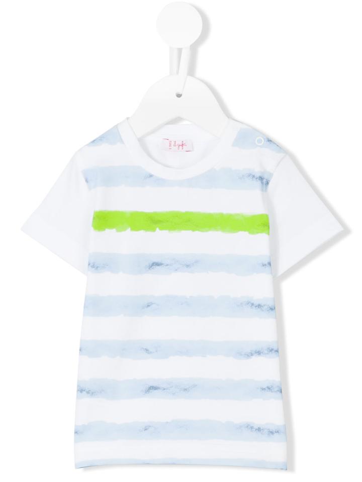 Il Gufo - Striped T-shirt - Kids - Cotton/spandex/elastane - 6 Mth, White