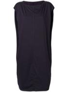 Rick Owens Drkshdw Boat Neck Casual Dress - Blue