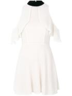 Blanchett Dame Cold Shoulder Dress - White