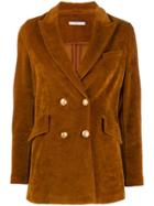 Circolo 1901 Double-breasted Jacket - Brown