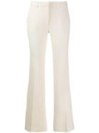 L'autre Chose Flared Wool Trousers - White