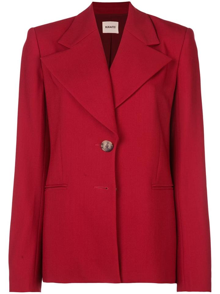 Khaite The Alexis Blazer - Red