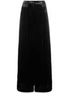 Andrea Ya'aqov Velvet Tailored Trousers - Black
