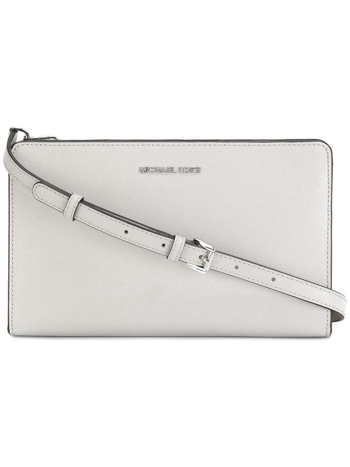 Michael Michael Kors Jet Set Crossbody Clutch, Women's, Nude/neutrals, Leather