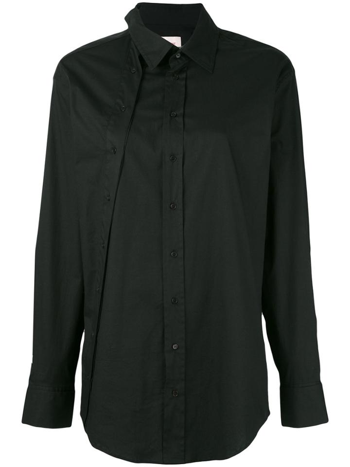 A.f.vandevorst Placket Detail Shirt - Black