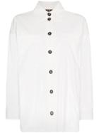 Fendi Oversized Pvc-coated Shirt - White