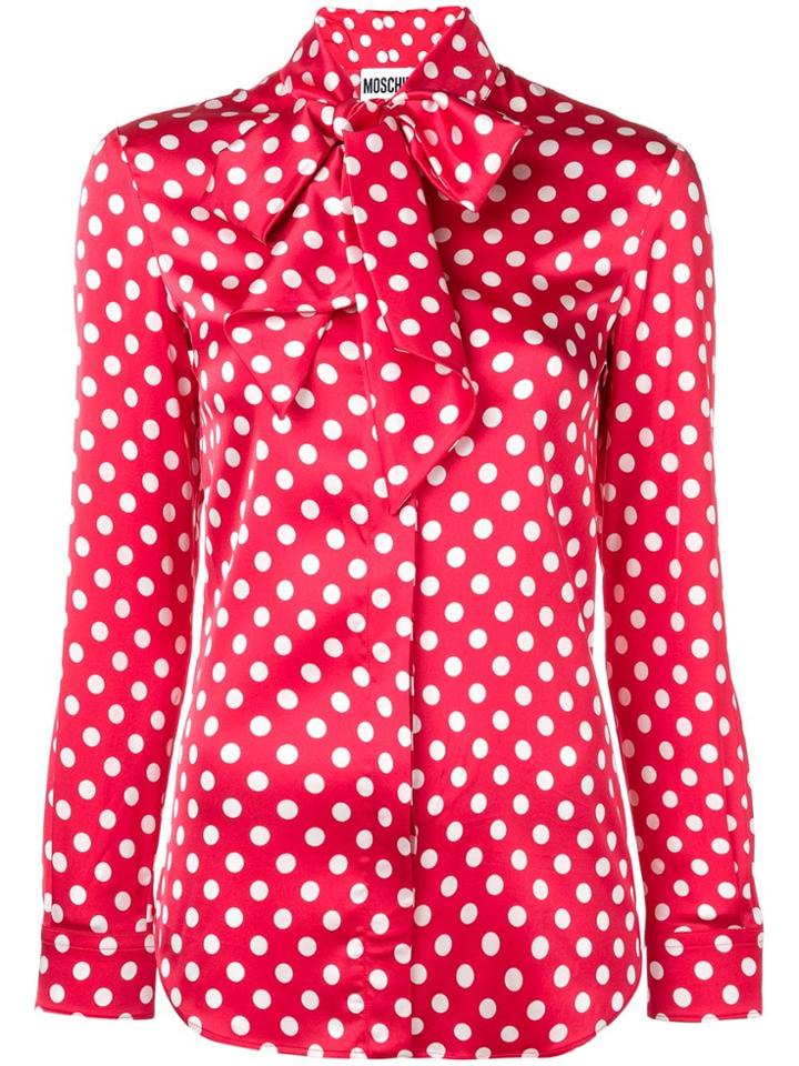 Moschino Polka Dots Blouse - Red